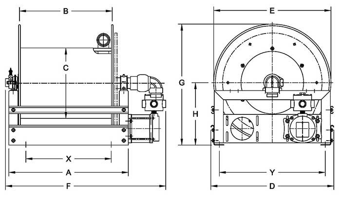Dimensions for 2 Inch Series