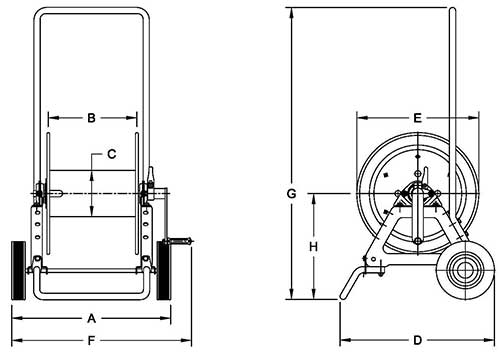Dimensions for AVC1150 Series
