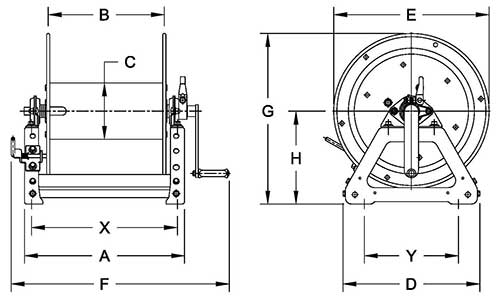 Dimensions for AVC1500 Series