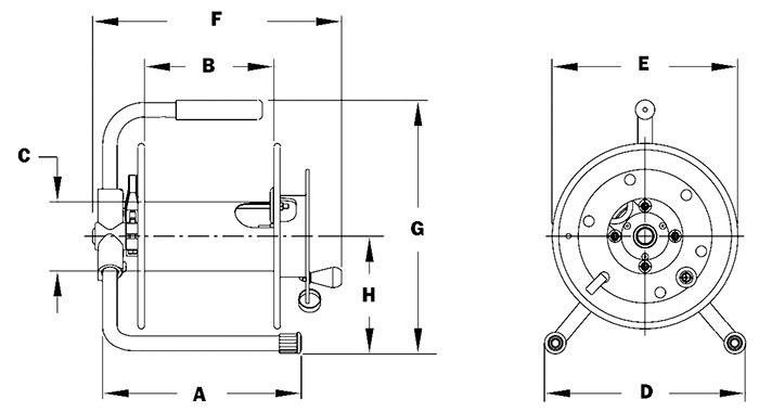 Dimensions for C16-10-11-DE Series