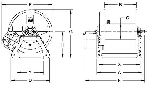 Dimensions for F1500 Series