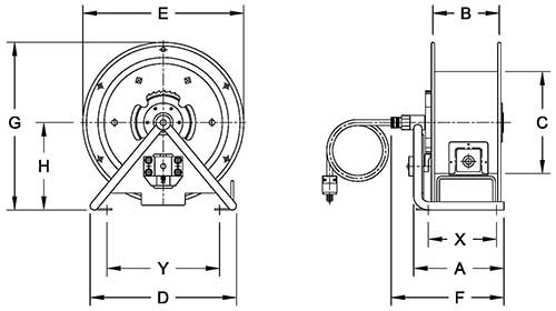 Dimensions for SCR10 Series